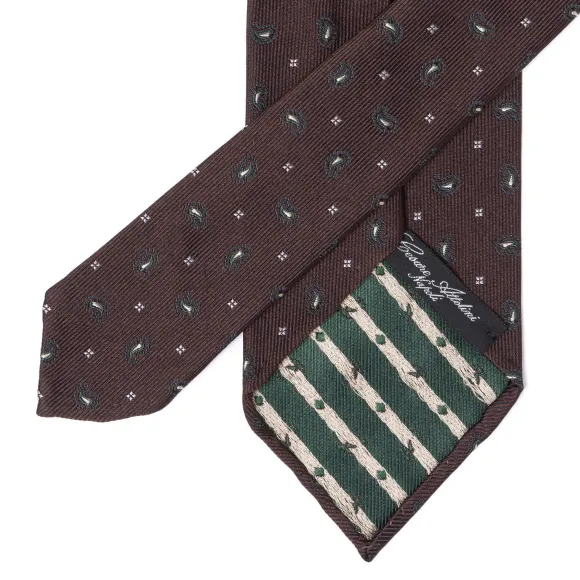 Ca Archivio Storico: Tie "Reni Maculati" Pure Silk - Handrolled