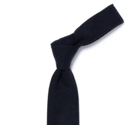 Ca Archivio Storico: Tie "Testa Dell'Ago" In Pure Cashmere - Handrolle