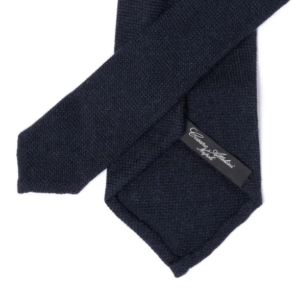 Ca Archivio Storico: Tie "Testa Dell'Ago" In Pure Cashmere - Handrolle