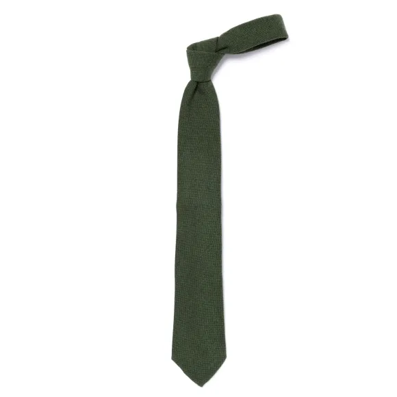 Ca Archivio Storico: Tie "Testa Dell'Ago" In Pure Cashmere - Handrolle