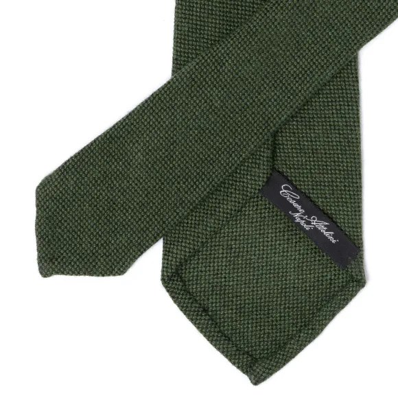 Ca Archivio Storico: Tie "Testa Dell'Ago" In Pure Cashmere - Handrolle