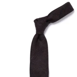 Ca Archivio Storico: Tie "Testa Dell'Ago" In Pure Cashmere - Handrolle