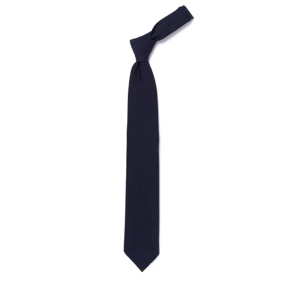 Ca Archivio Storico: Tie "Unita In Blu" Made Of Pure Wool And Cotton-