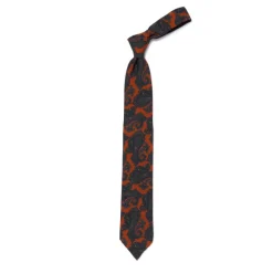 Ca Archivio Storico: Tie "Vecchio Cachemire" In Pure Wool - Handrolled