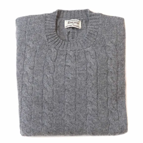 Cable Pullover "Chirnside Cable" Made Of Pure 4 Ply Cashmere