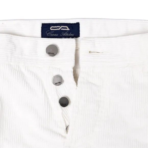 Ca Exclusively For Mj: Luxury Jeans "Soft-Cord" Made Of Soft Cotton Mi