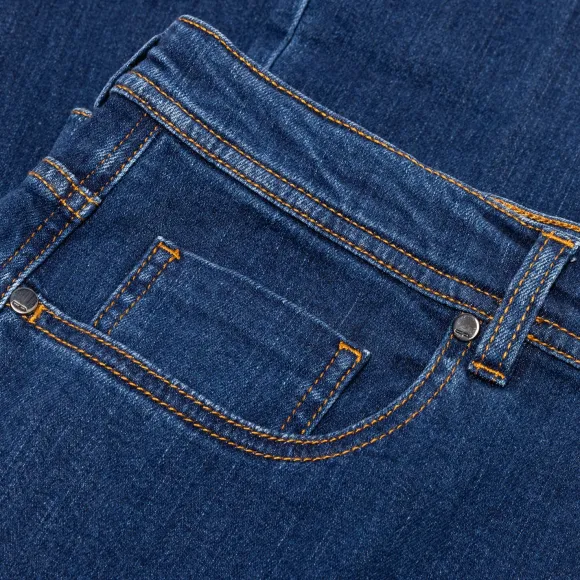 Ca Exclusively For Mj: Luxury Jeans "Soft-Denim" Made Of Soft Cotton M