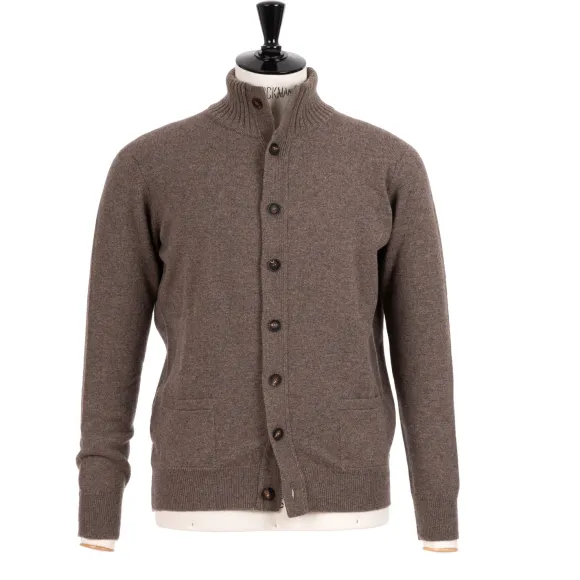 Cardigan "Lakeland Turtle" In 2 Ply Geelong Lambswool