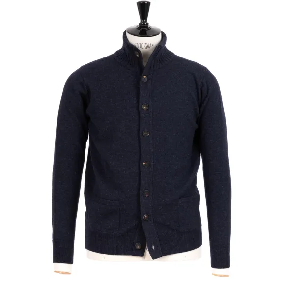 Cardigan "Lakeland Turtle" Made Of 2 Ply-Geelong Lambswool