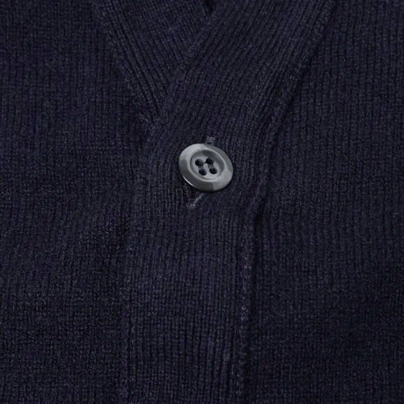 Cardigan "Leven Cardigan" Made Of Geelong Lambswool - 2 Ply