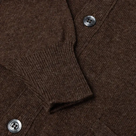 Cardigan "Leven Cardigan" Made Of Geelong Lambswool - 2 Ply