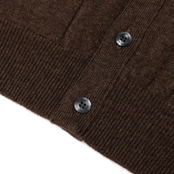 Cardigan "Leven Cardigan" Made Of Geelong Lambswool - 2 Ply