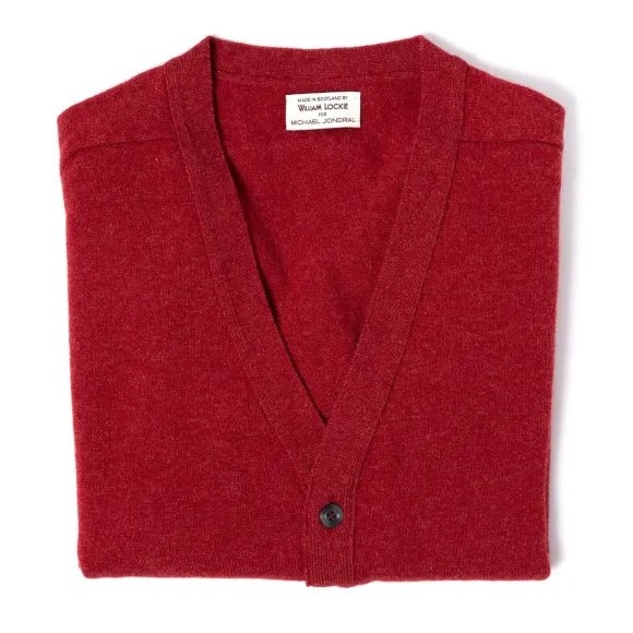 Cardigan "Leven Cardigan" Made Of Geelong Lambswool - 2 Ply
