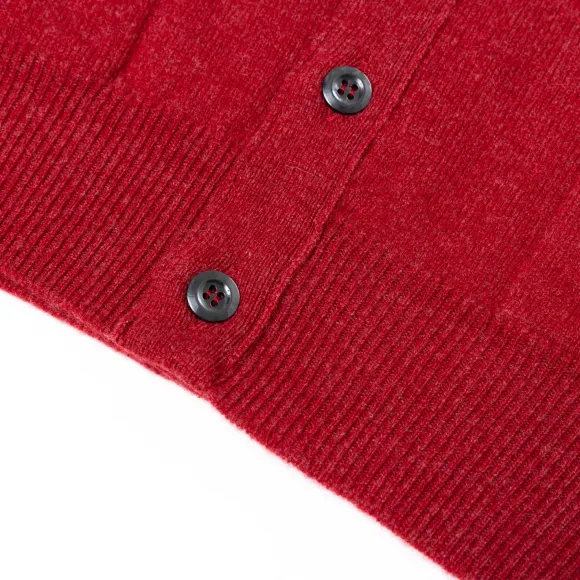 Cardigan "Leven Cardigan" Made Of Geelong Lambswool - 2 Ply