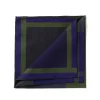 Checked Pocket Square "Nouveau Tartan 1972" In Pure Cotton