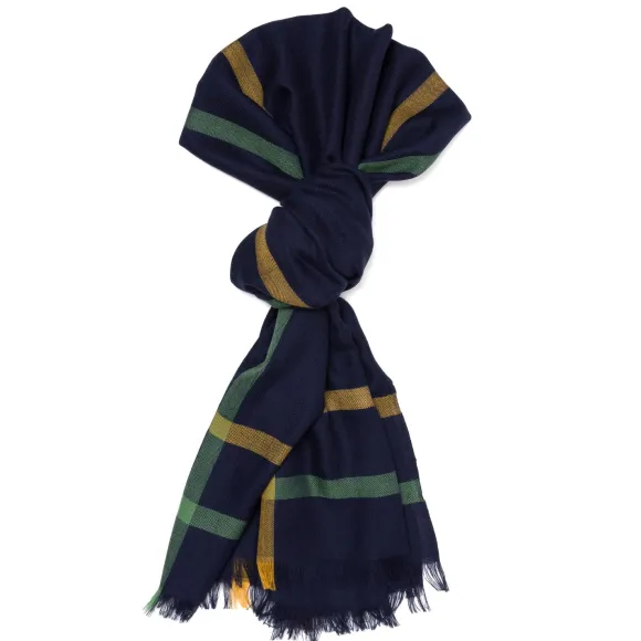 Checked Scarf "Plaid Lusso" Made Of Pure Cashmere