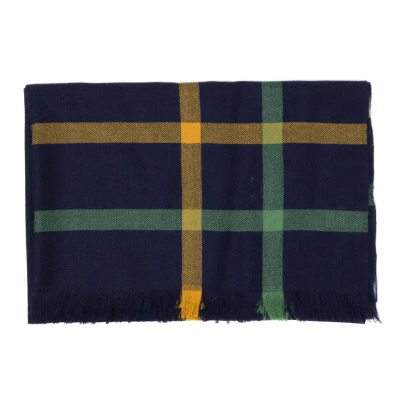 Checked Scarf "Plaid Lusso" Made Of Pure Cashmere