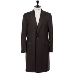 Coat "Capodimonte" From Scottish Lambswool And Cashmere - Pure Handwor
