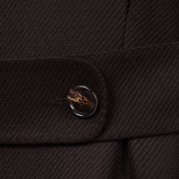 Coat "Capodimonte" From Scottish Lambswool And Cashmere - Pure Handwor
