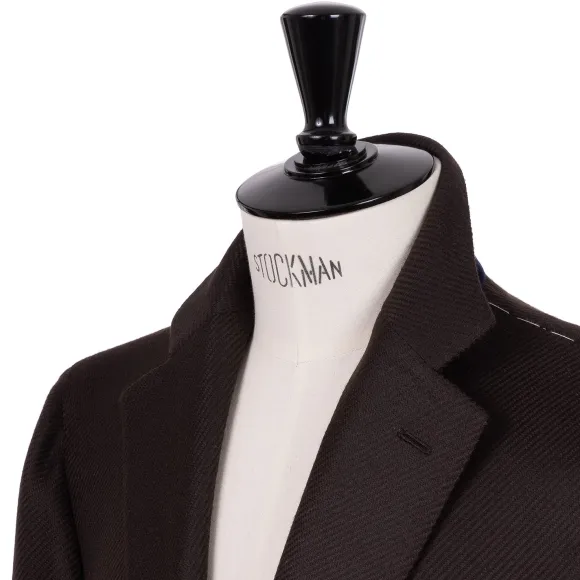 Coat "Capodimonte" From Scottish Lambswool And Cashmere - Pure Handwor