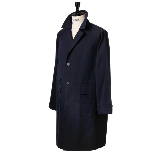 Coat "Corb Ii" Made Of Japanese Cotton Gabardine