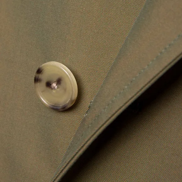 Coat "Fou Fou Ii" Made Of Japanese Cotton Gabardine