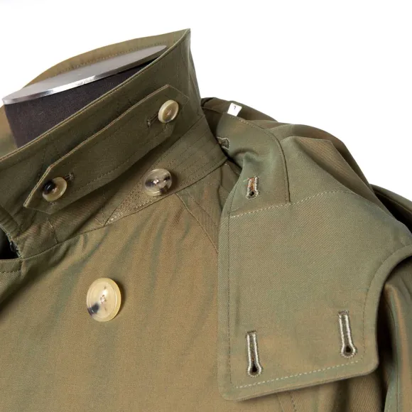 Coat "Fou Fou Ii" Made Of Japanese Cotton Gabardine