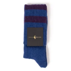 College Stripe Knee Socks Made From A Cashmere Blend