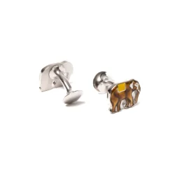 Cufflink "Elephant" - Handmade