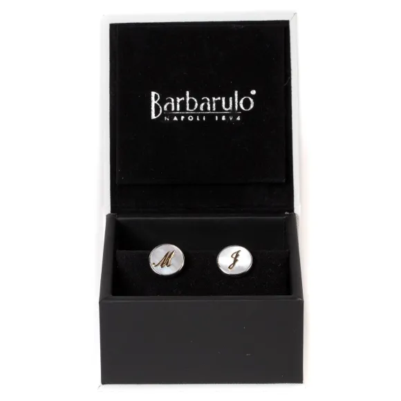 Cufflinks "Personal Initials" Made Of Sterling Silver - Purely Handcra