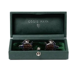 Cufflink "Turtle" - Handmade