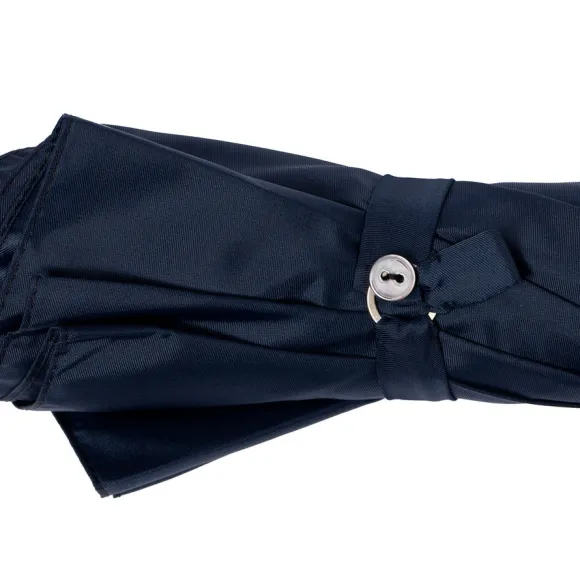 Dark Blue Umbrella "Traveller" With Wooden Handle