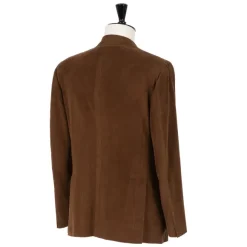 Double-Breasted Fine Corduroy Suit