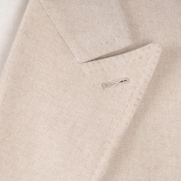 Double-Breasted Jacket "Lusso Naturale" Made Of Pure Cashmer