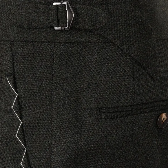 Double-Breasted Suit "Nuovo Cavalleria" In Pure Wool - Pure Handmade