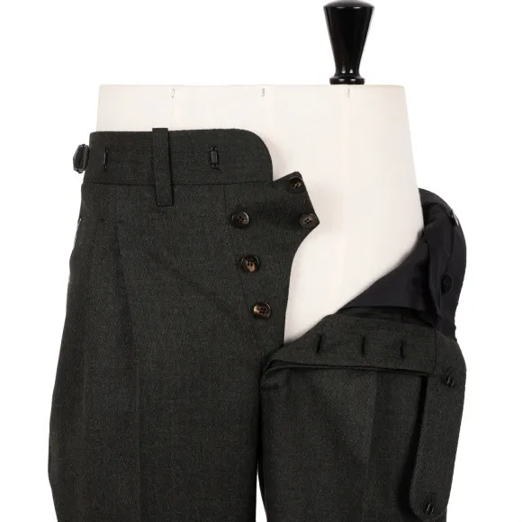 Double-Breasted Suit "Nuovo Cavalleria" In Pure Wool - Pure Handmade