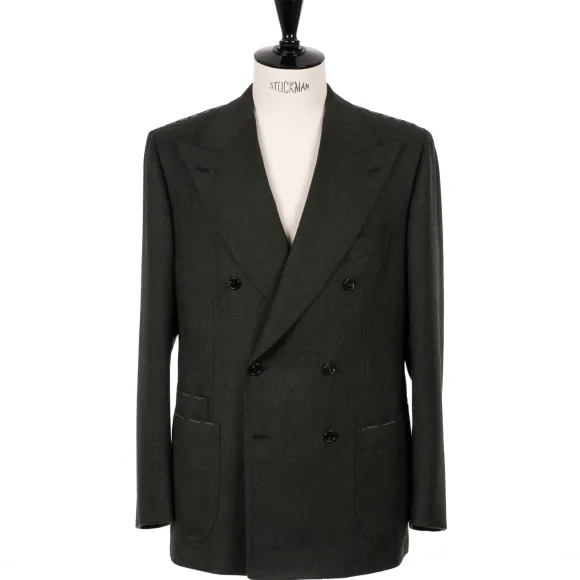 Double-Breasted Suit "Nuovo Cavalleria" In Pure Wool - Pure Handmade