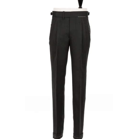 Double-Breasted Suit "Nuovo Cavalleria" In Pure Wool - Pure Handmade