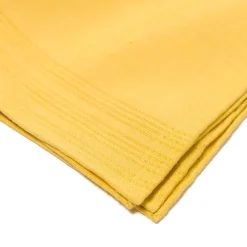 Duras Jaune Pocket Square Made Of Linen And Cotton