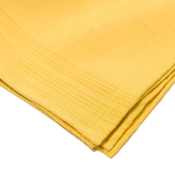 Duras Jaune Pocket Square Made Of Linen And Cotton