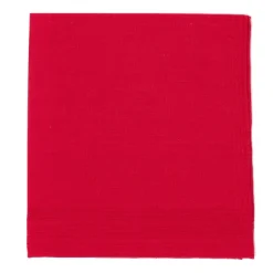 Duras Rouge Pocket Square Made Of Linen And Cotton