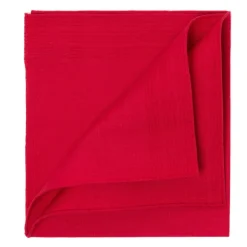 Duras Rouge Pocket Square Made Of Linen And Cotton