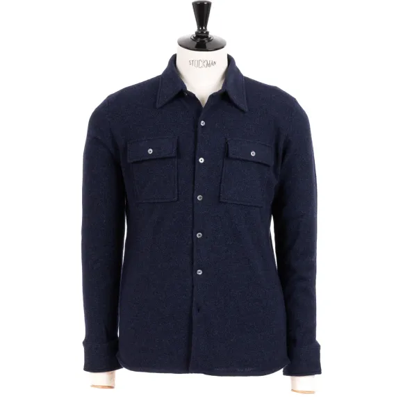 Exclusive For Michael Jondral: Knitted Shirt "Corviglia" In Pure Cashm