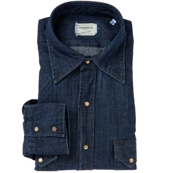 Exclusive For Michael Jondral: Japanese Cotton Denim Shirt "Italian We