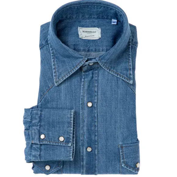 Exclusive For Michael Jondral: Japanese Cotton Denim Shirt "Italian We