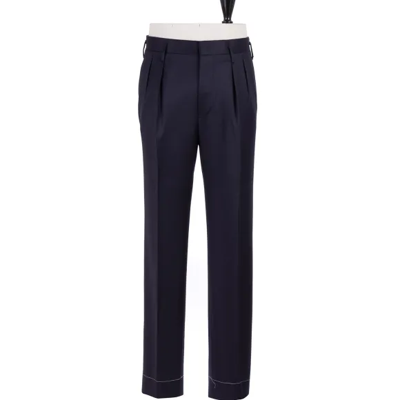 Exclusive For Michael Jondral: Dark Blue Trousers "Hollywood" With Two