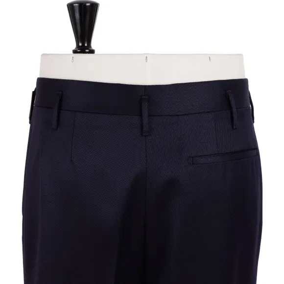 Exclusive For Michael Jondral: Dark Blue Trousers "Hollywood" With Two