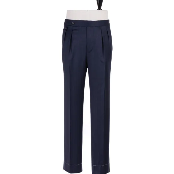 Exclusive For Michael Jondral: Trousers "New York" With Two Pleats - R