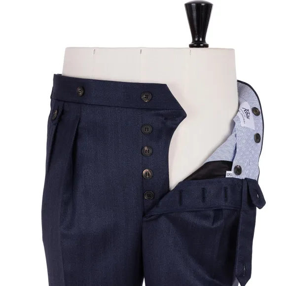 Exclusive For Michael Jondral: Trousers "New York" With Two Pleats - R
