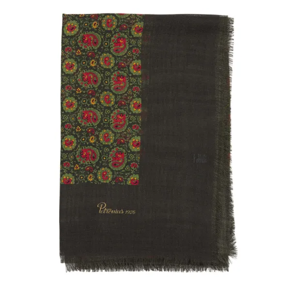 Exclusive For Michael Jondral: Carree Scarf "Nuovo Turco" In Wool And